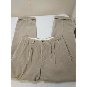 Nautica Mens Beige Cotton High Rise Regular Fit 34